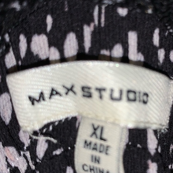 Max Studio V Neck Shirred Waist Jumpsuit - Picture 8 of 11